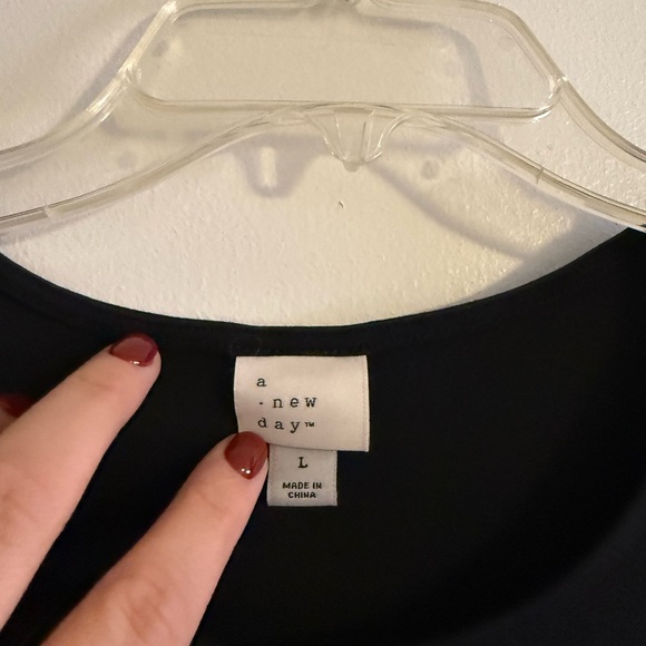 A New Day Long Stretchy Black Dress - Picture 3 of 4